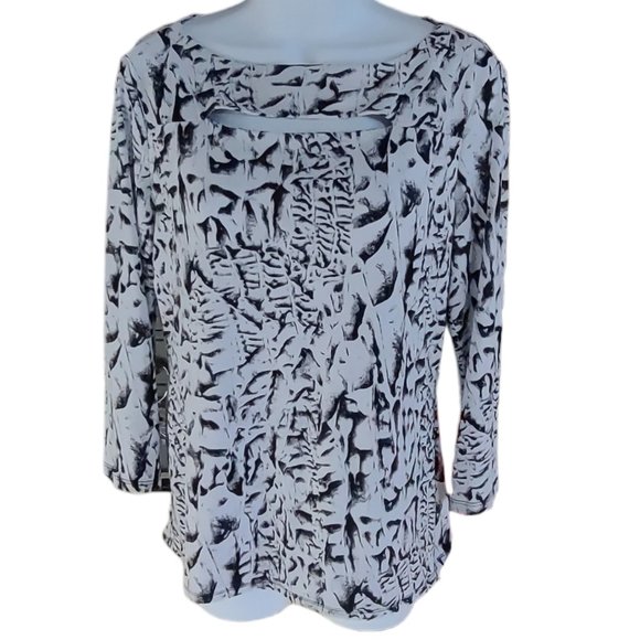 Carmen Marc Valvo Cut out Top Size M - Picture 1 of 7